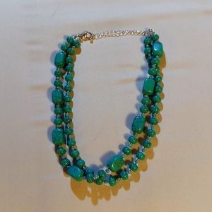Turquoise layered necklace